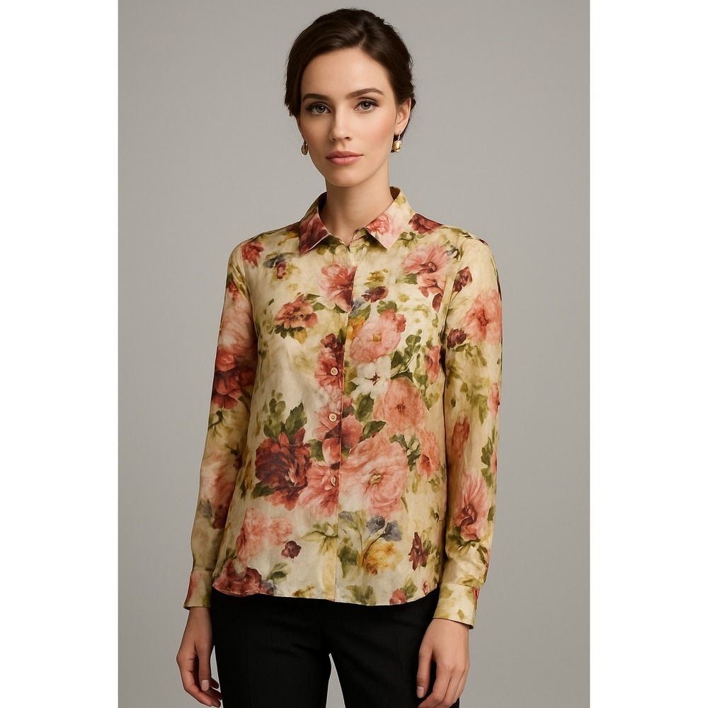 Bailey 44 Floral Long Sleeve Blouse Romantic Fairy Chic Sustainable Ethical‎